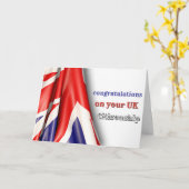 Herzlichen Glückwunsch zu einem neuen Geschenk für Karte (Gelbe Blume)