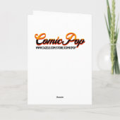 Herzlichen Glückwunsch zu Halloween Nostalgie Feiertagskarte (Rückseite)