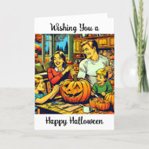 Herzlichen Glückwunsch zu Halloween Nostalgie