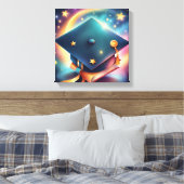 Herzlichen Glückwunsch zu Ihrem Abitur Leinwanddruck (Insitu (Schlafzimmer))