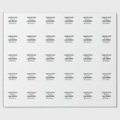 Herzlichen Glückwunsch zu Ihrem Abschluss an der j Geschenkpapier (Flach)