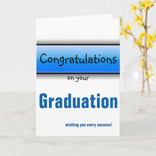 Herzlichen Glückwunsch zu Ihrem Abschluss, den Sie Karte (Gelbe Blume)