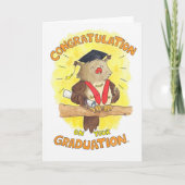 Herzlichen Glückwunsch zu Ihrem Abschluss Grußkart Karte (Vorderseite)