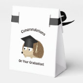 Herzlichen Glückwunsch zu Ihrem Abschluss Igel Geschenkschachtel (Rückseite)