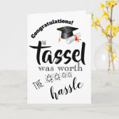 Herzlichen Glückwunsch zu Ihrem Abschluss Karte (Gelbe Blume)