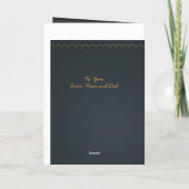 Herzlichen Glückwunsch zu Ihrem Abschluss! Karte (Rückseite)