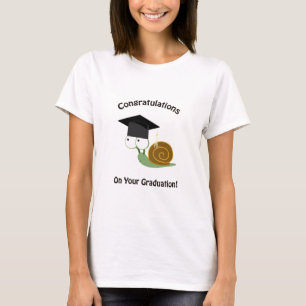 Herzlichen Glückwunsch zu Ihrem Abschluss Schnecke T-Shirt