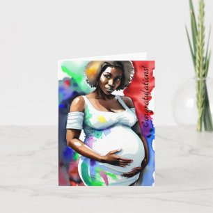 Herzlichen Glückwunsch zu Ihrem Bump! Karte