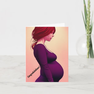 Herzlichen Glückwunsch zu Ihrem Bump! Karte