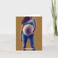 Herzlichen Glückwunsch zu Ihrem Bump! Karte