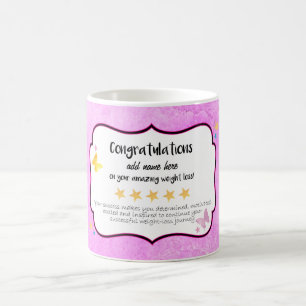 Herzlichen Glückwunsch zu Ihrem Gewichtsverlust be Kaffeetasse