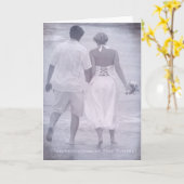 Herzlichen Glückwunsch zu Ihrem Hochzeitstag Karte (Gelbe Blume)