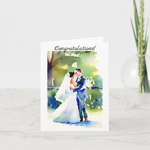 Herzlichen Glückwunsch zu Ihrem Hochzeitstag Karte
