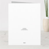 Herzlichen Glückwunsch zu Ihrem Hochzeitstag Karte (Rückseite)