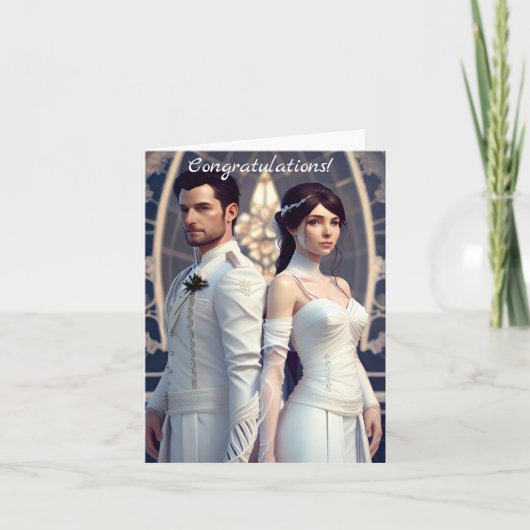 Herzlichen Glückwunsch zu Ihrem Hochzeitstag Karte (Vorderseite)