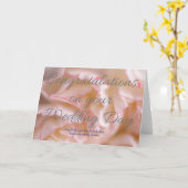 Herzlichen Glückwunsch zu Ihrem Hochzeitstag Karte (Gelbe Blume)