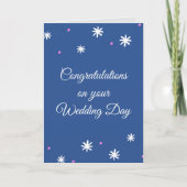 Herzlichen Glückwunsch zu Ihrem Hochzeitstag Karte (Vorderseite)