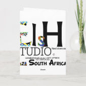 Herzlichen Glückwunsch zu Ihrem kleinen Mädchen! Karte (Rückseite)