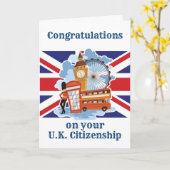 Herzlichen Glückwunsch zu Ihrem Londoner Geschenk  Karte (Gelbe Blume)