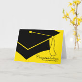 Herzlichen Glückwunsch zu Ihrem medizinischen Absc Karte (Gelbe Blume)