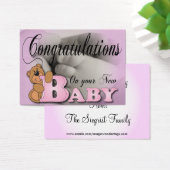 Herzlichen Glückwunsch zu Ihrem neuen Baby (Schreibtisch)