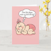 Herzlichen Glückwunsch zu Ihrem neuen Baby Diva Karte (Gelbe Blume)