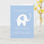 Herzlichen Glückwunsch zu Ihrem neuen Baby oder So Karte (Gelbe Blume)