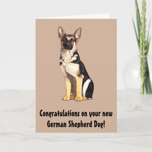 Herzlichen Glückwunsch zu Ihrem neuen deutschen Sc Karte (Vorderseite)