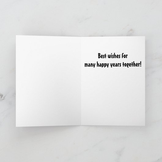 Herzlichen Glückwunsch zu Ihrem neuen deutschen Sc Karte (Innenseite)