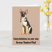 Herzlichen Glückwunsch zu Ihrem neuen deutschen Sc Karte (Gelbe Blume)