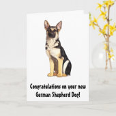 Herzlichen Glückwunsch zu Ihrem neuen deutschen Sc Karte (Gelbe Blume)