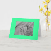 Herzlichen Glückwunsch zu Ihrem neuen Großkind Karte (Gelbe Blume)