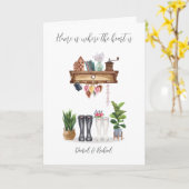 Herzlichen Glückwunsch zu Ihrem neuen Haus Karte (Gelbe Blume)