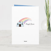 Herzlichen Glückwunsch zu Ihrem neuen Welpe Karte (Rückseite)