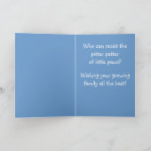 Herzlichen Glückwunsch zu Ihrem neuen Welpe Karte (Innenseite)