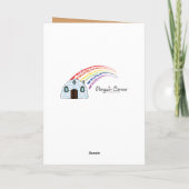 Herzlichen Glückwunsch zu Ihrem neuen Welpe Karte (Rückseite)