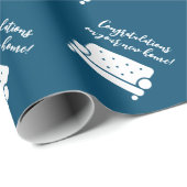 Herzlichen Glückwunsch zu Ihrem neuen Zuhause-Pack Geschenkpapier (Rolleneckpunkt)