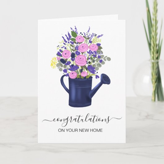 Herzlichen Glückwunsch zu Ihrem neuen Zuhause Real Karte (Vorderseite)