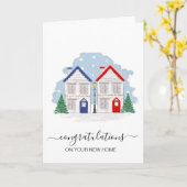 Herzlichen Glückwunsch zu Ihrem neuen Zuhause Real Karte (Gelbe Blume)