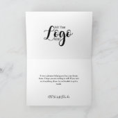 Herzlichen Glückwunsch zu Ihrem neuen Zuhause Real Karte (Innenseite)