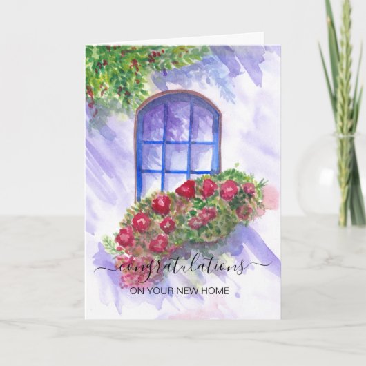 Herzlichen Glückwunsch zu Ihrem neuen Zuhause Real Karte (Vorderseite)