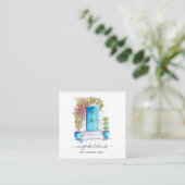 Herzlichen Glückwunsch zu Ihrem neuen Zuhause Real Quadratische Visitenkarte (Stehend Vorderseite)