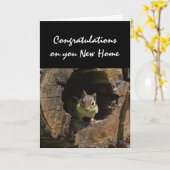 Herzlichen Glückwunsch zu Ihrem neuen Zuhause-Spaß Karte (Gelbe Blume)