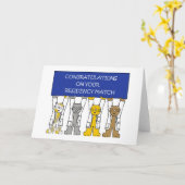 Herzlichen Glückwunsch zu Ihrem SitzungsMatch Karte (Gelbe Blume)