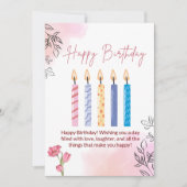 Herzlichen Glückwunsch zu Ihrem Sondertag Einladung (Vorderseite)