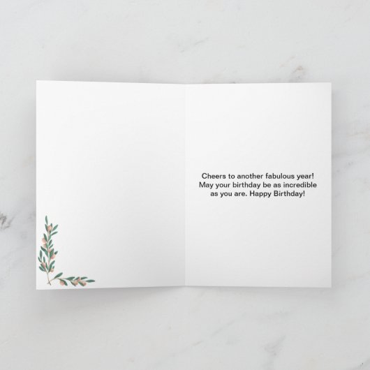 Herzlichen Glückwunsch zu Ihrem Sondertag Karte (Innenseite)