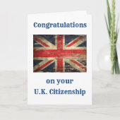 Herzlichen Glückwunsch zu Ihrem UK Citizenship Uni Karte (Vorderseite)