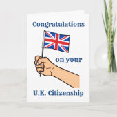 Herzlichen Glückwunsch zu Ihrem UK Citizenship Uni Karte (Vorderseite)