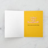 Herzlichen Glückwunsch zu Ihren Leistungen Karte (Innenseite)