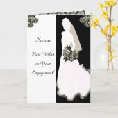 Herzlichen Glückwunsch zu Ihren Verlobung Cards Karte (Gelbe Blume)